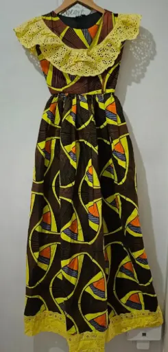 Robe Fillette en Wax