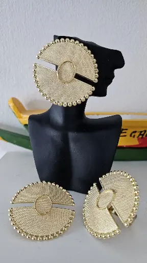Parure 3 - Boucle d'oreilles + bague